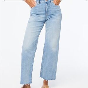 J. Crew Light Blue Wide Leg Jeans